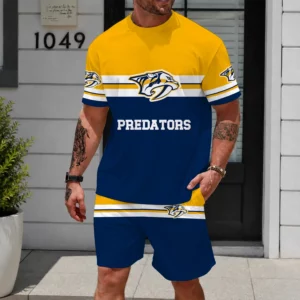 Limited Edition – Customized NHL Nashville Predators Unisex T-Shirt & Shorts Set
