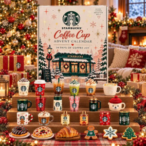 Starbucks Coffee Cup Advent Calendar 2026 Starbucks Coffee Merch Fan Gift