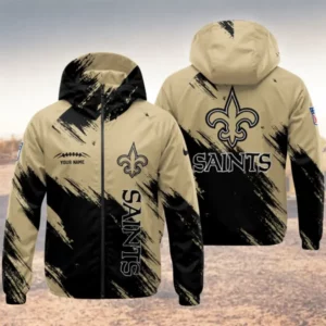 Limited Edition – Customized NFL New Orleans Saints Windbreaker Jacket