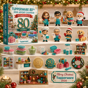 Tupperware 80th Anniversary Advent Calendar 2026 Tupperware Merch Gifts For Brother