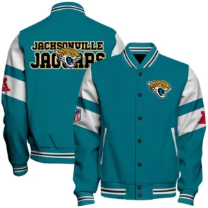 Limited Edition – Customized NFL Jacksonville Jaguars Satin Varsity & Baseball Jacket