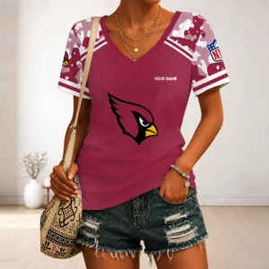 Limited Edition – Customized NFL Arizona Cardinals V-Neck Female Shirt