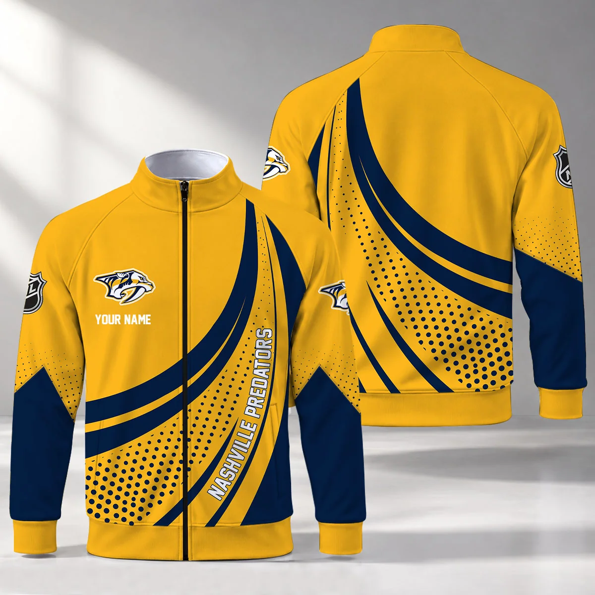 Limited Edition – Customized NHL Major League Baseball Stand Collar Jacket