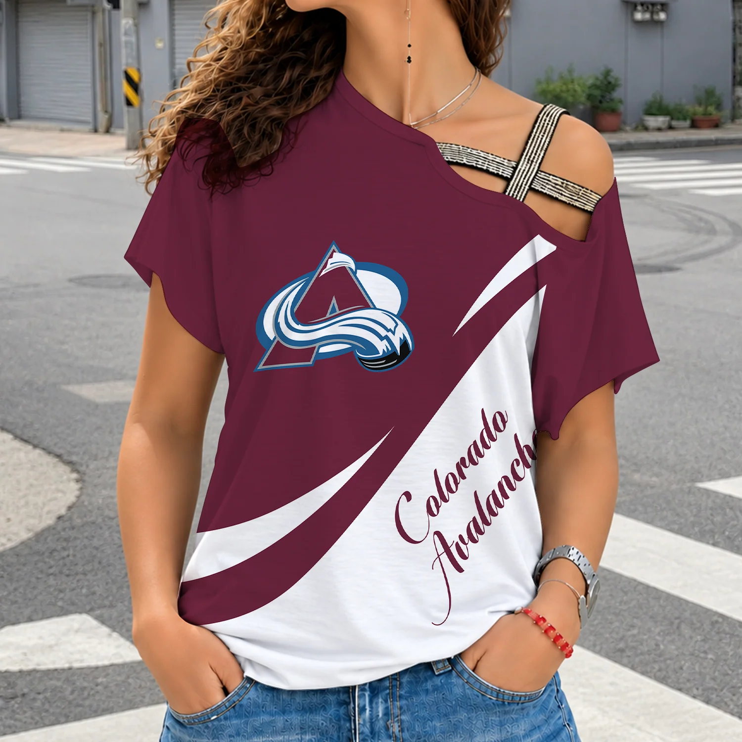 Limited Edition – Customized NHL Colorado Avalanche Shoulder Shirt