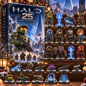 Halo 25th Anniversary Advent Calendar Halo Christmas Ornaments Gift For Halo Lovers