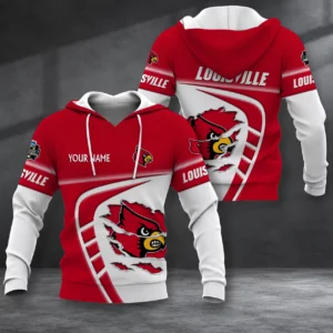 Limited Edition – Customized NCAA Louisville Cardinals T-Shirt, Polo Shirt, Zip Polo Shirt, Sweatshirt, Hoodie & Zip Hoodie