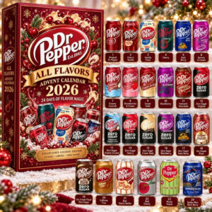 Dr Pepper All Flavors 2026 Advent Calendar Dr Pepper Christmas Ornaments Collectible Gift