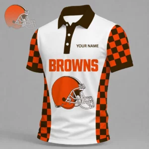 Limited Edition – Customized NFL Cleveland Browns Polo Shirt