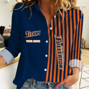 Limited Edition – Customized NCAA Cal State Fullerton Titans Titans Women Casual Shirt For Fan