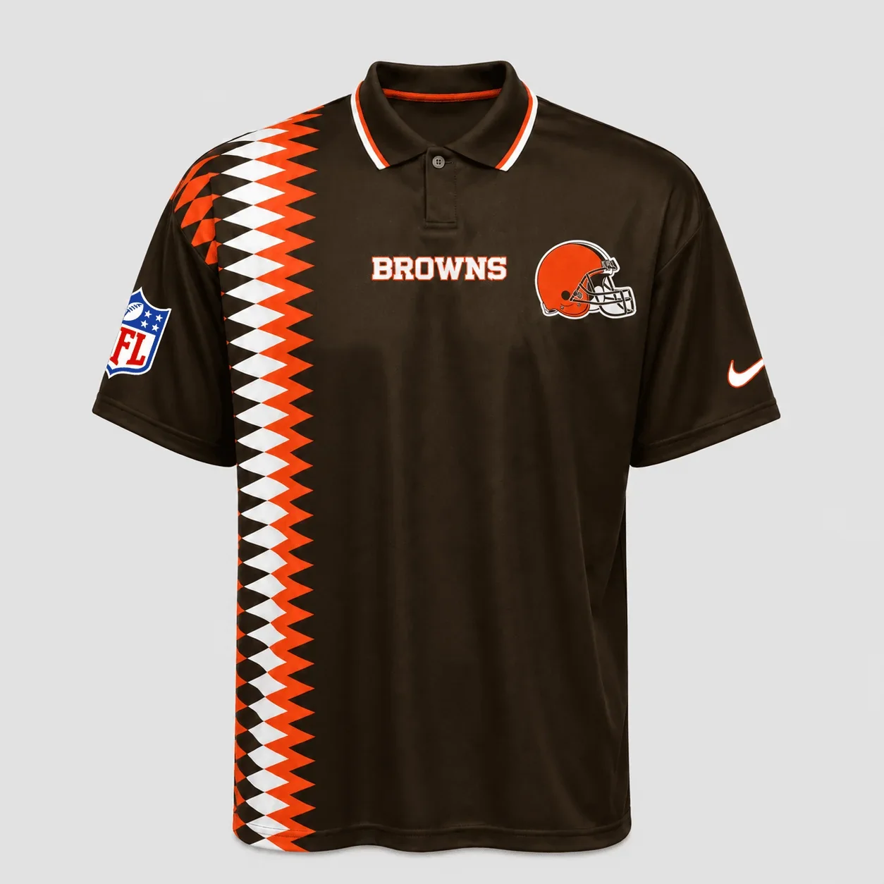 Limited Edition – Customized NFL Cleveland Browns Polo Shirt