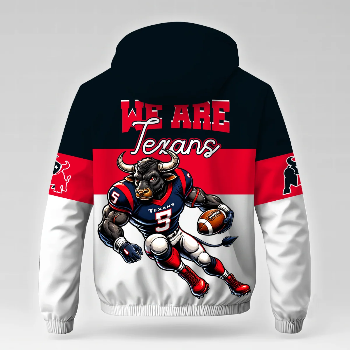 Limited Edition – Customized NFL Houston Texans Windbreaker Jacket - Image 2