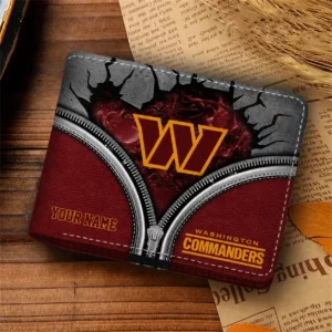 Limited Edition – Customized NFL Washington Commanders Leather Wallet