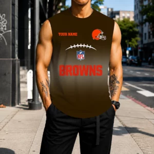 Limited Edition – Customized NFL Cleveland Browns Men’s Gym Shirt