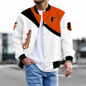 Limited Edition – Customized MLB Baltimore Orioles Satin Varsity & Baseball Jacket
