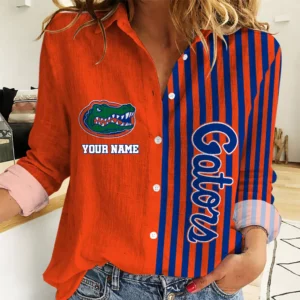 Limited Edition – Customized NCAA Florida Gators Women Casual Shirt For Fan