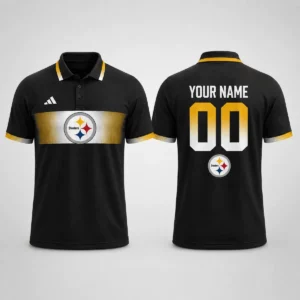 Limited Edition – Customized NFL Pittsburgh Steelers Polo Shirt