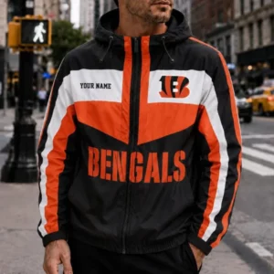 Limited Edition – Customized NFL Cincinnati Bengals Windbreaker Jacket