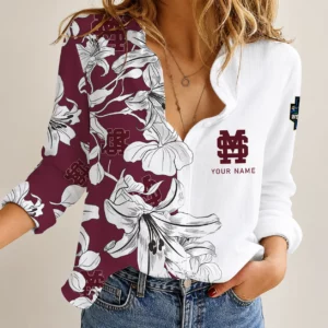 Limited Edition – Customized NCAA Mississippi State Bulldogs Women Casual Shirt