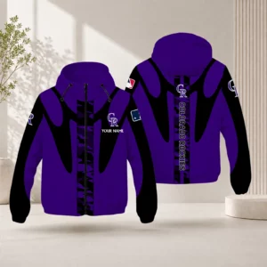 Limited Edition – Customized MLB Colorado Rockies Windbreaker Jacket