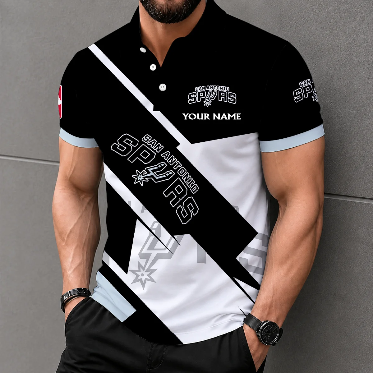 Limited Edition – Customized NBA San Antonio Spurs Polo Shirt