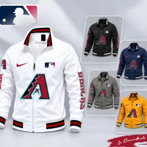 Limited Edition – Customized MLB Arizona Diamondbacks Multicolor Men’s Casual Jacket