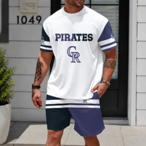 Limited Edition – Customized MLB Colorado Rockies Unisex T-Shirt & Shorts Set