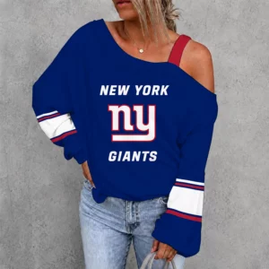 Limited Edition – Customized NFL New York Giants Drop Shoulder Sweatshirt