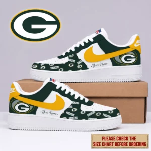 Limited Edition – Customized NFL Green Bay Packers Af1 Shoes