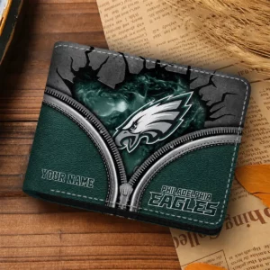 Limited Edition – Customized NFL Philadelphia Eagles Leather Wallet