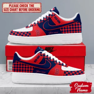 Limited Edition – Customized MLB Boston Red Sox Af1 Shoes