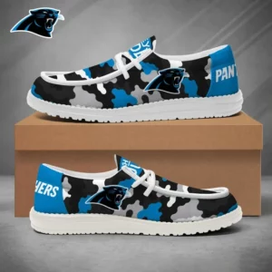 Limited Edition – Customized NFL Carolina Panthers Loafer Shoes