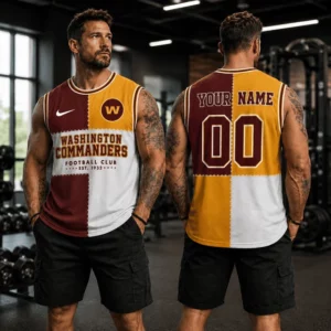 Limited Edition – Customized NFL Washington Commanders Men’s Gym Shirt