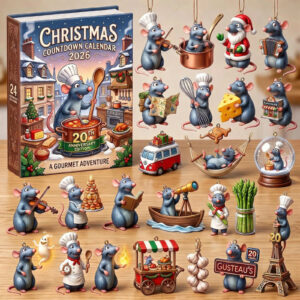 Ratatouille 20th Anniversary Advent Calendar 2026 Remy Gourmet Adventure Ratatouille Merch Gift