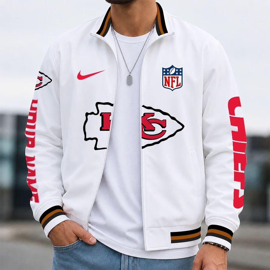 Limited Edition – Customized NFL Kansas City Chiefs Men’s Casual Jacket - Image 2