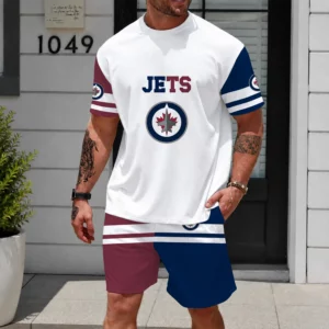 Limited Edition – Customized NHL Winnipeg Jets Unisex T-Shirt & Shorts Set