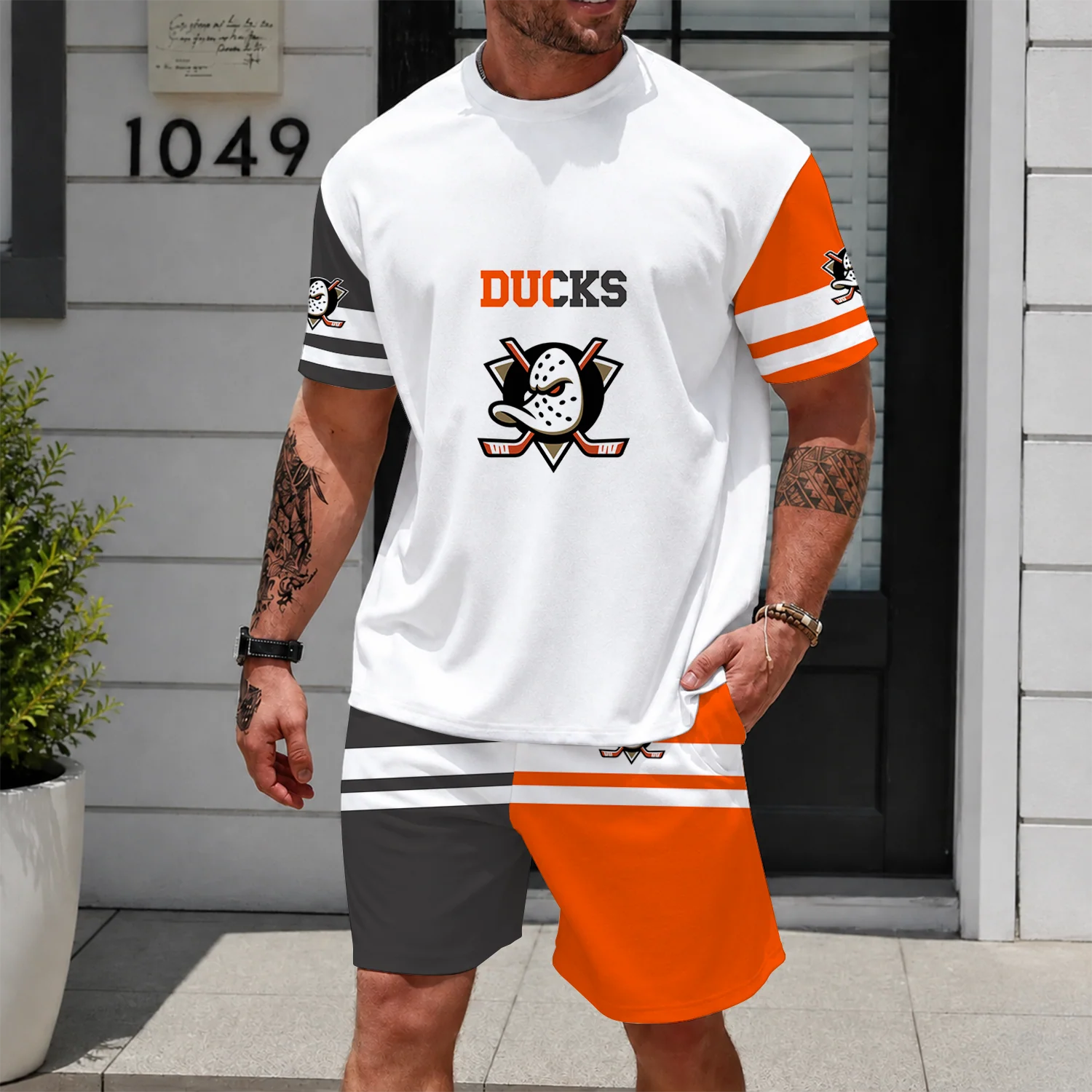 Limited Edition – Customized NHL Anaheim Ducks Unisex T-Shirt & Shorts Set