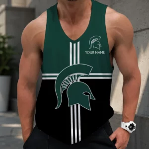 Limited Edition – Customized NCAA Michigan State Spartans Strappy Unisex Tank Top