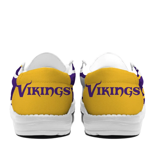Limited Edition – Customized NFL Minnesota Vikings Loafer Shoes - Image 3