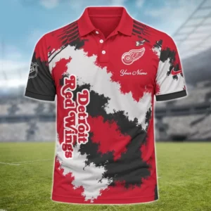 Limited Edition – Customized NHL Detroit Red Wings Polo Shirt