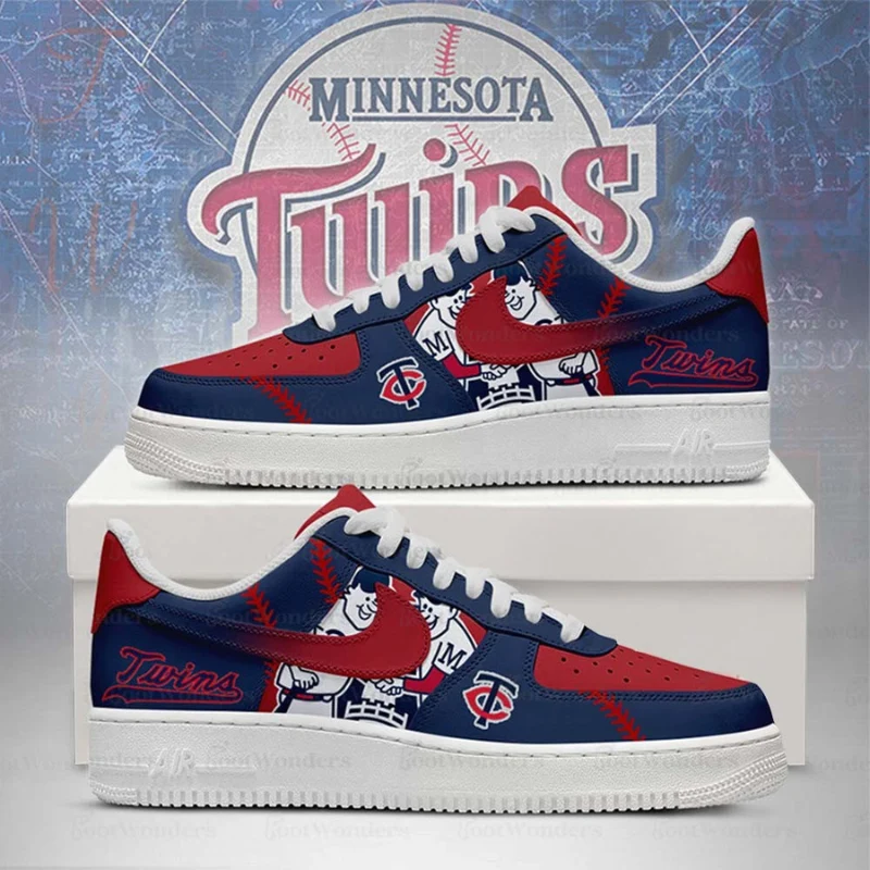 Limited Edition – Customized MLB Minnesota Twins Air force 1 Shoes