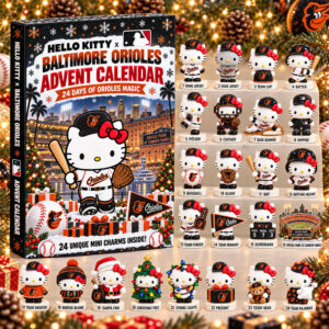 Hello Kitty x Baltimore Orioles 2026 Christmas Advent Calendar Baltimore Xmas Countdown