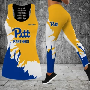 Limited Edition – Customized NCAA Pittsburgh Panthers Hollow Tank Top & Leggings Set