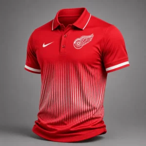 Limited Edition – Customized NHL Detroit Red Wings Polo Shirt