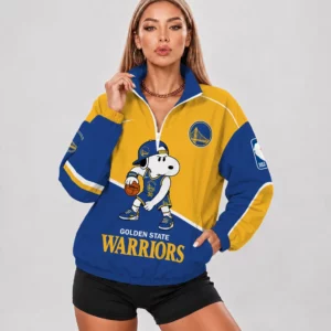 Limited Edition – Customized NBA Golden State Warriors V-Neck Zipper Sweatshirt Jacket