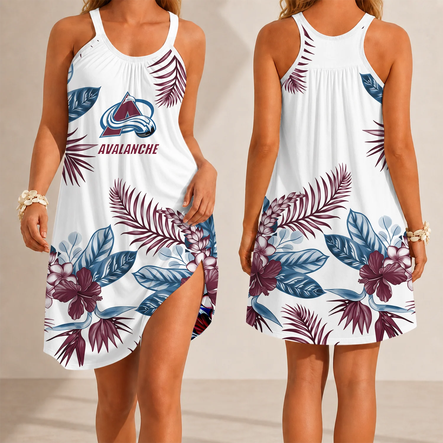 Limited Edition – Customized NHL Colorado Avalanche Camisole Dress