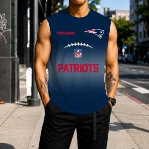 Limited Edition – Customized NFL New England Patriots Men’s Gym Shirt