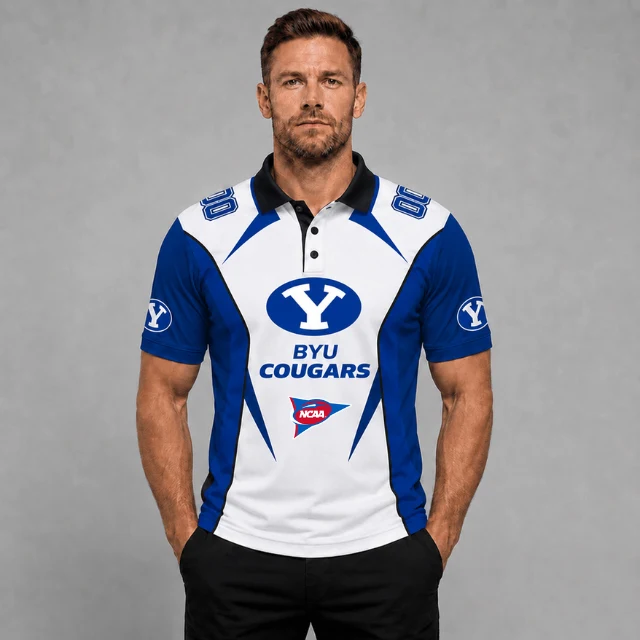 Limited Edition – Customized NCAA Byu Cougars Polo Shirt