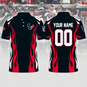Limited Edition – Customized NFL Houston Texans Polo Shirt