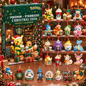 Pokemon x Starbucks Christmas 2026 Advent Calendar 24 Piece Set Gifts For Son