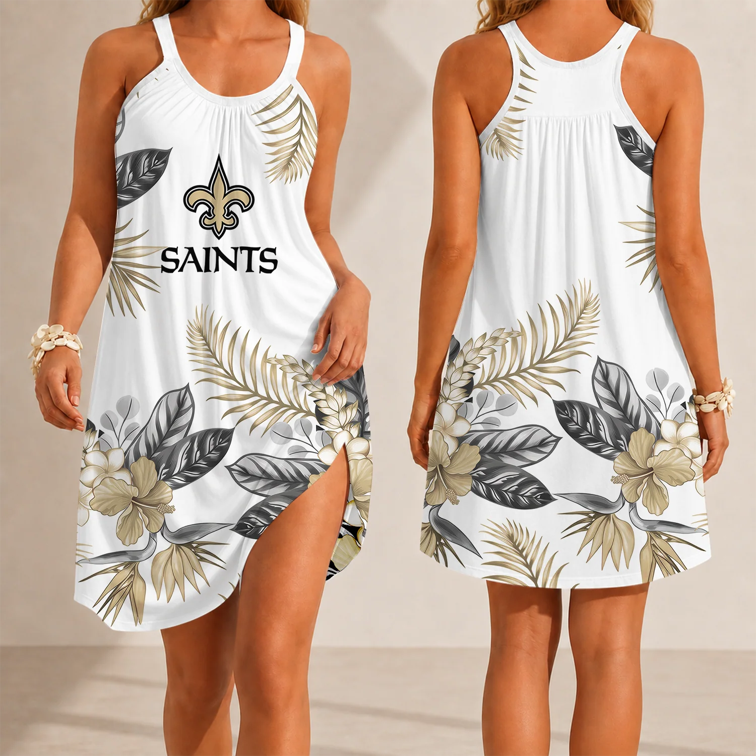 Limited Edition – Customized NFL New Orleans Saints Camisole Dress